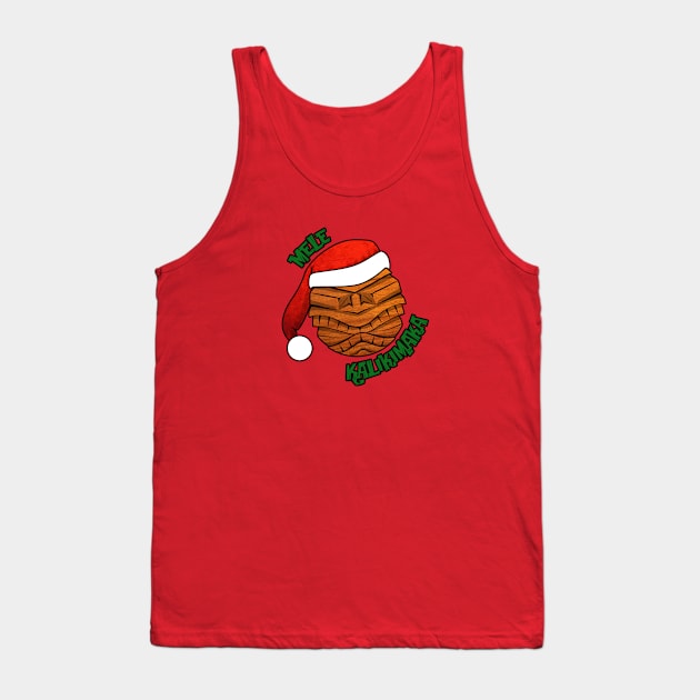 Mele Kalikimaka Tank Top by skullsntikis